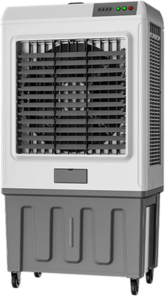 oscillazione a 90°, raffrescatore evaporativo portatile a risparmio energetico, Raffrescatore evaporativo portatile con 3 velocità, 2 impacchi di