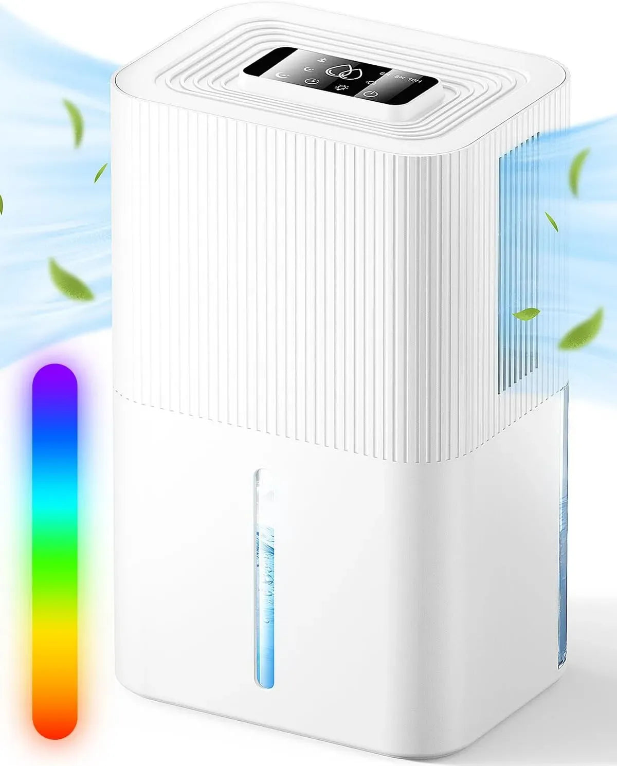 Deumidificatore, timer, Muffa（900ML/24H）, Luci a 7 Colori