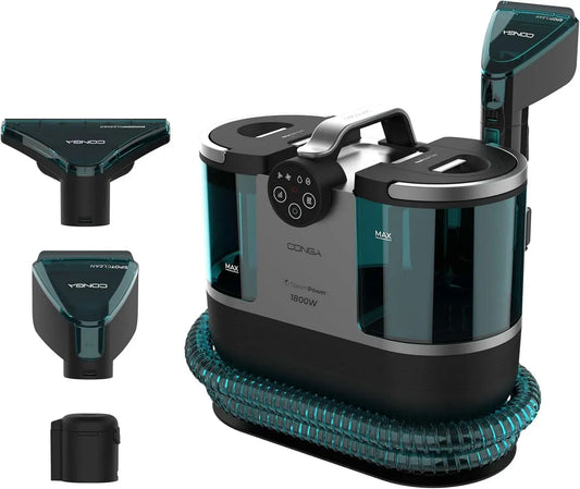 Cecotec Aspirapolvere, 1700 W, ampio serbatoio, vapore, Serbatoio Acqua Pulita 1600 ml e Acqua Sporca 950 ml, Raggio d'Azione di 9m