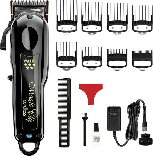 motore, professionale, senza fili, nero, per tutti i tipi di capelli