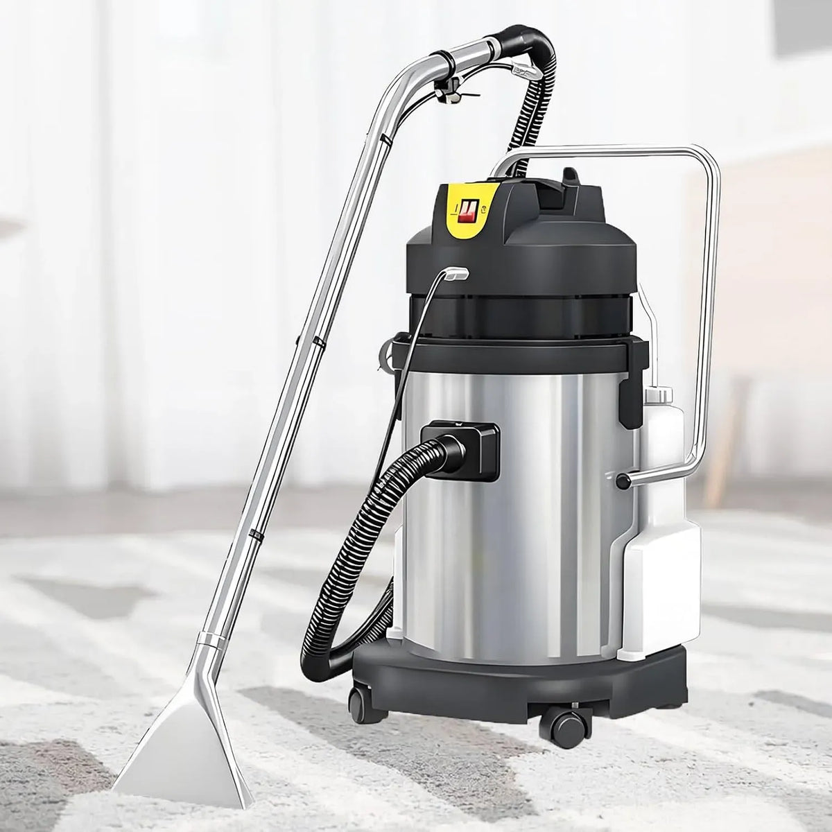 Aspirapolvere, 30 L, professionale, Bidone Aspiratutto Professionale per Pulizia Profonda 30L, Macchina per Pulizia di Tappeti
