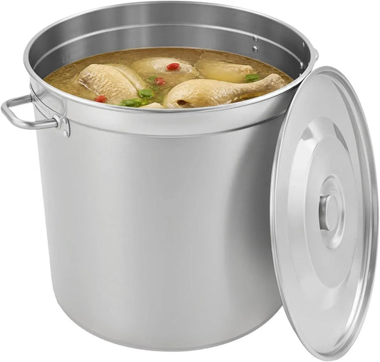 Pentola e padella, 51,5 cm, 98 L, acciaio inox, altezza: 50 cm