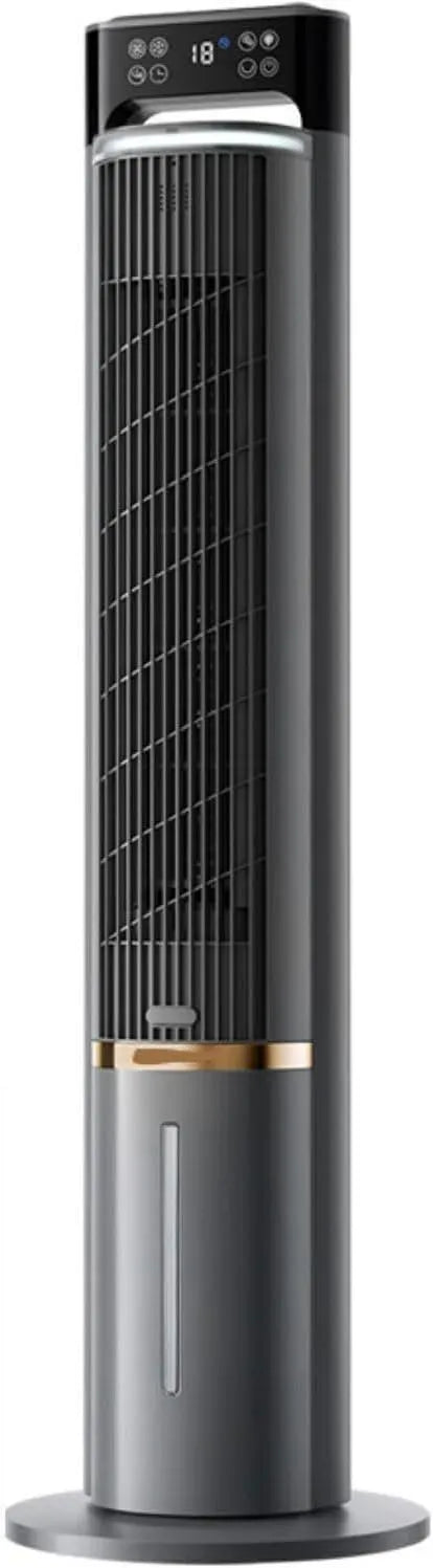 Ventilatore, portatile, nero, ventola per circolazione dell'aria, Raffrescatore evaporativo Portatile con Ventilatore