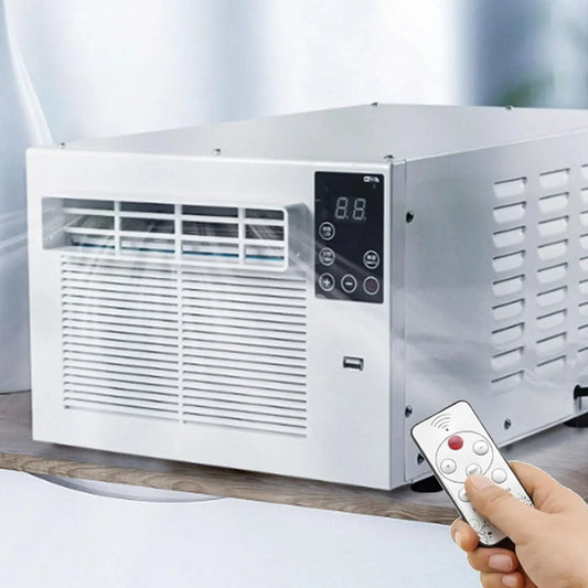 Raffrescatore evaporativo 2-in-1, 280 W, portatile, unità di spostamento silenzioso AC
