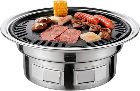 Barbecue, griglia, 33,5 cm, portatile, per barbecue in giardino e spiaggia