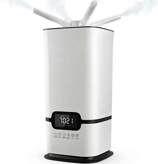 Umidificatore, umidificatore industriale, 16 L, portatile, timer, per uffici e grandi spazi, LUMS
