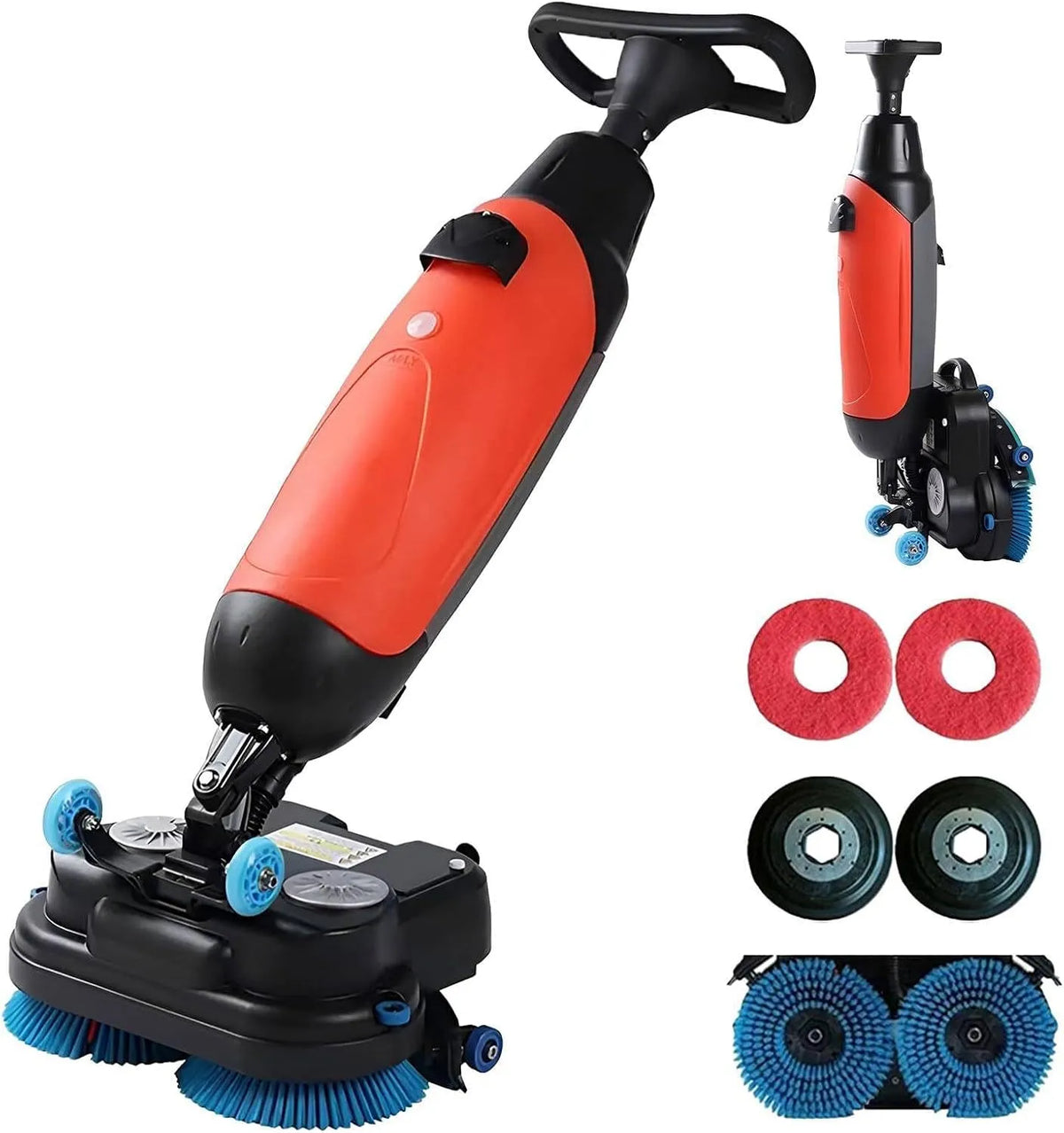 Lavasciuga V 10000, 43 cm, 4,5 L, 250 W, 36 V, lavatrice/asciugatrice, ampio serbatoio, professionale, batteria da 36 mAh, 7,5 l