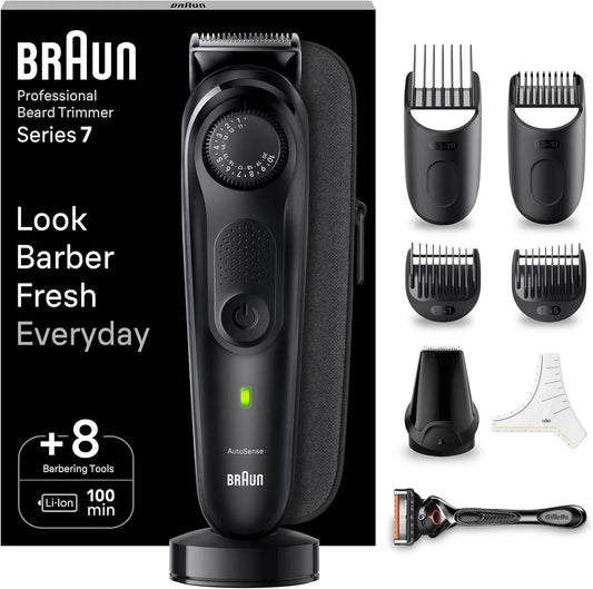 Braun Series 7 BT7440 Accessorio per elettrodomestico, nero, REGOLABARBA UOMO 40 Lunghezze, RASOIO ELETTRICO BARBA Con lama barba Problade