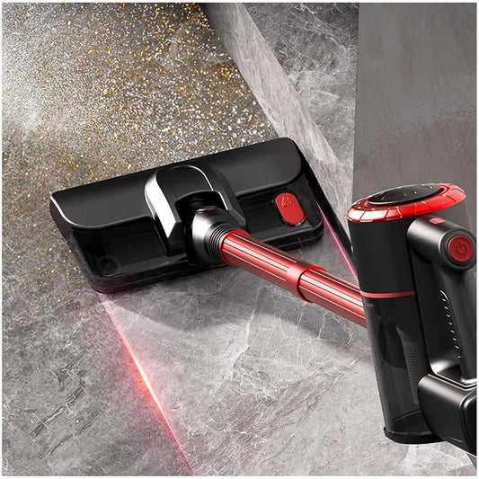 Aspirapolvere 18KPa/120W/35Mins, 120 W, rosso, Lava E Aspira Pavimenti 5 in 1