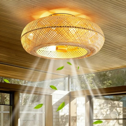 Ventilatore, GHY, decorazione del soggiorno, ventola per circolazione dell'aria, Ventilatore Da Soffitto A LED Con Lampada