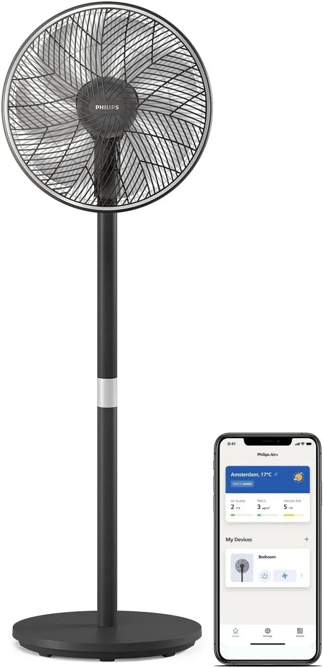 Philips 2in1 30m Ventilatore, 19 dB, pannello IPS