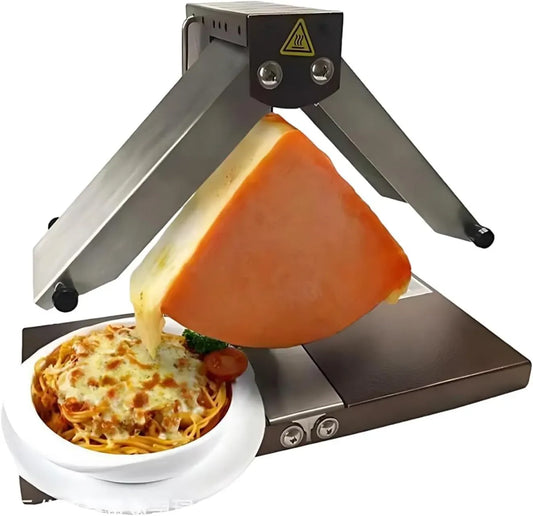 Piastra, rivestimento antiaderente, per Formaggio ， Piastra Raclette Elettrica Con Vassoio A