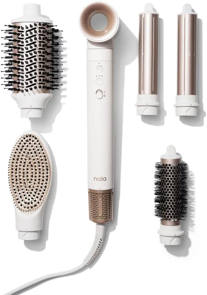 spazzola elettrica lisciante, barrel, Nala Shape, Styler ad aria 5 in 1
