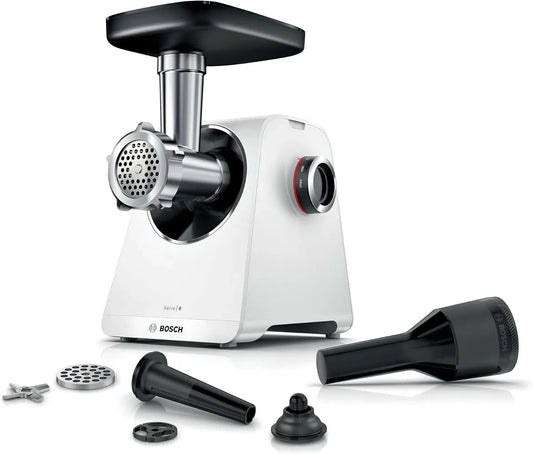 Bosch Serie 6 MFWS607W motore, 3,5 kg/min, 8 mm, 10 J, 2 livelli, bianco, per salsicce