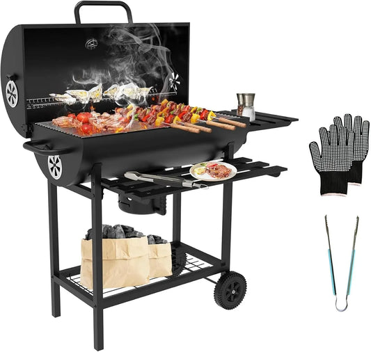 Barbecue, Griglia, legno, per Carne alla Griglia, DEWINNER