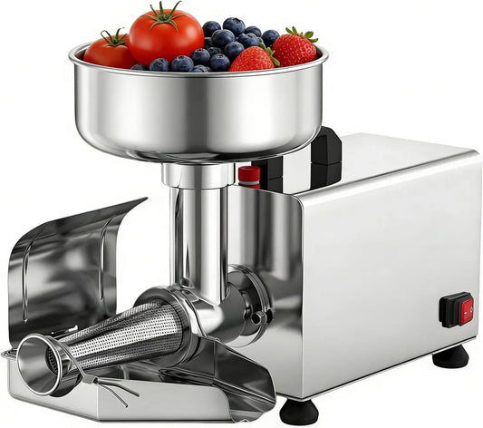 Macchina per Marmellata, 450 W, professionale, acciaio inox, per Marmellata e Spremi Pomodori 450W 304 Acciaio Inossi, 8.5 Inch