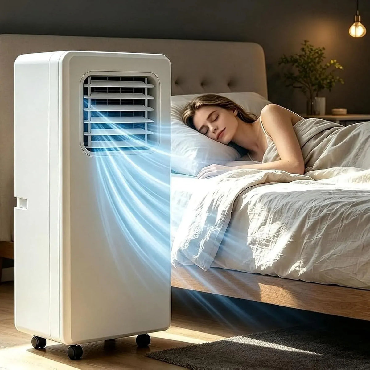 Condizionatore BTU 18000 18000btu, portatile, ruote di trasporto