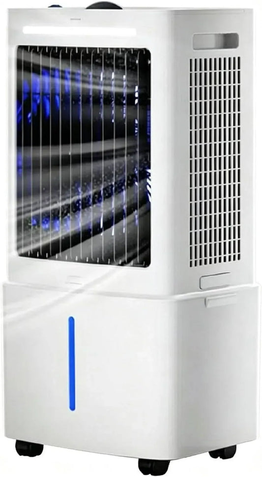Condizionatore, 39 × 34 × 78cm, portatile, touch, timer, timer 12 ore con ruo, RC+touch screen, controllo touch e telecomando