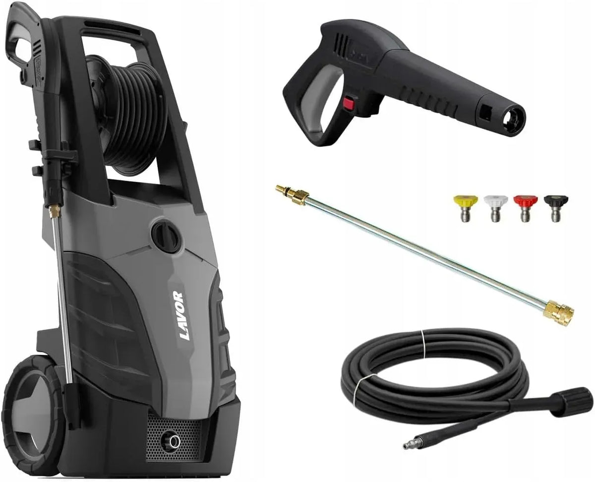 Idropulitrice, 2600 W, LAVOR SHADOW, ruote di trasporto, professionale, pressione 170/255 bar, 4 ugelli, FAST TOOL Lavor, ASS