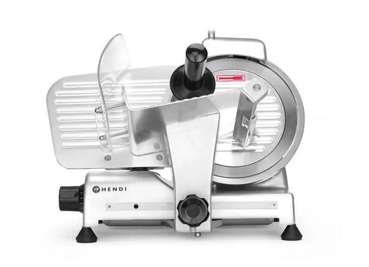 0-12mm 220-240V macchina per tagliare, Affettatrice, affettatrice per alimenti, 280 W, 240 V, 220 mm, 12 mm, 347 mm, acciaio inox, argento, HENDI