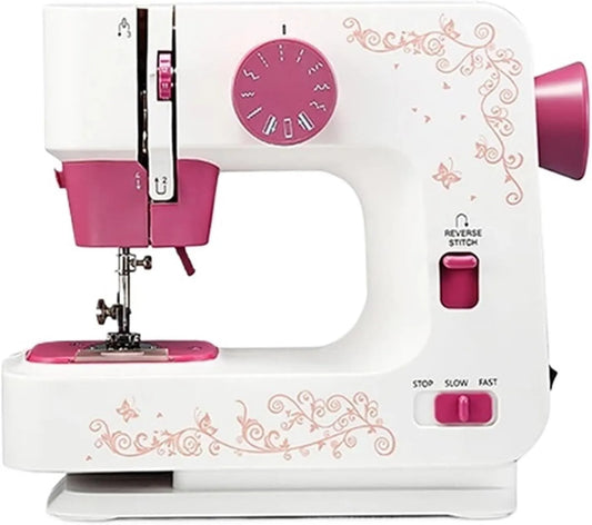 Macchina da Cucire, Batteria/Adattatore, Tavolo, macchina per cucito elettrica, portatile, per Uso Domestico