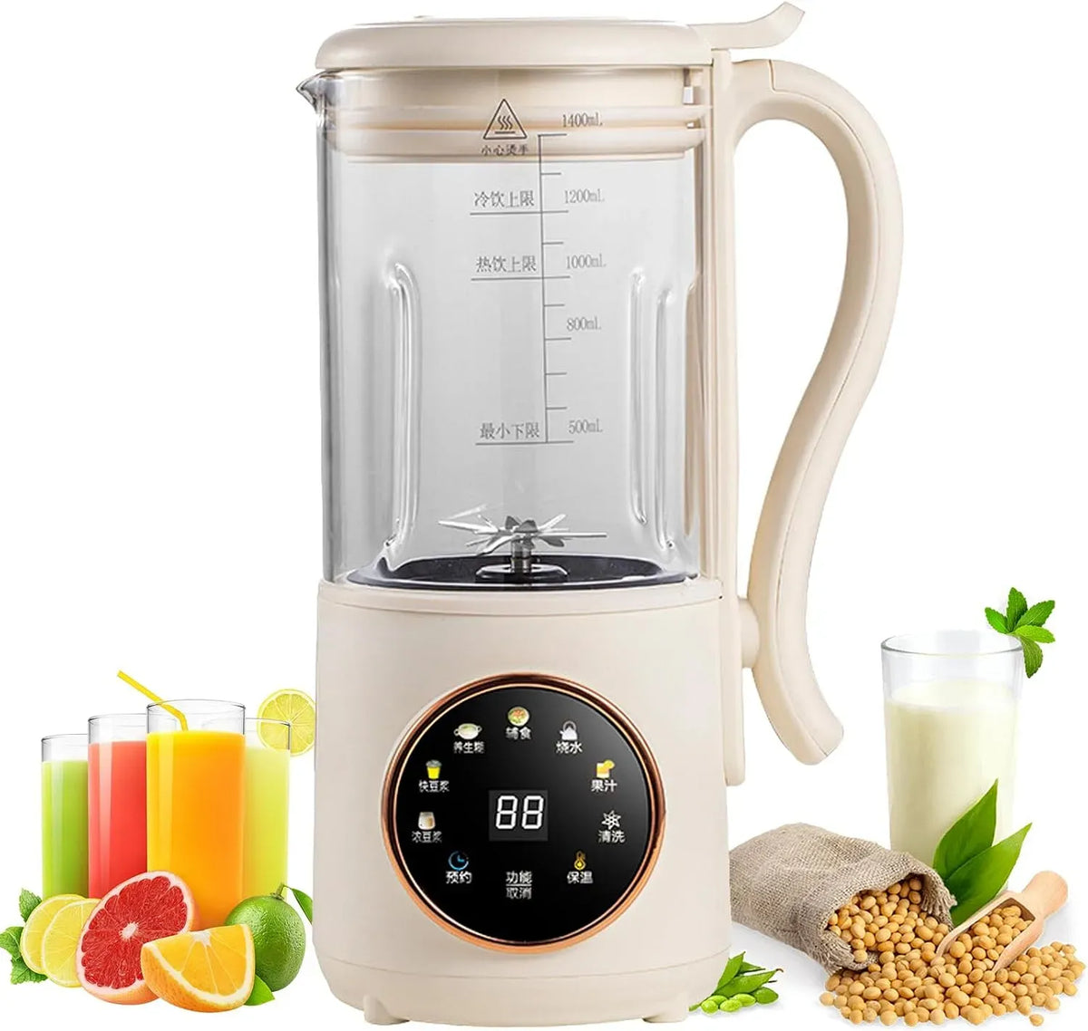 Macchina per latte, 1400 ml, timer, per latte vegetale