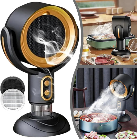 Purificatore d'aria, portatile, USB, angolo regolabile a 15 gradi, include 2 spugne filtranti