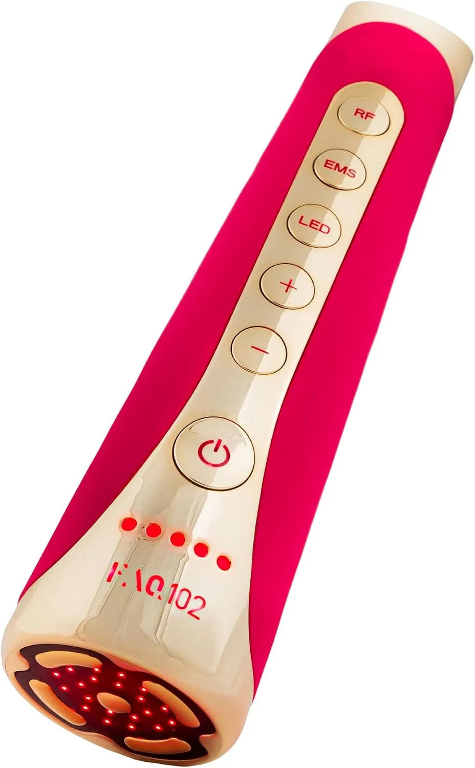 FAQ 102 Massaggiatore, rosso, LED, 102 Dispositivo Viso EMS