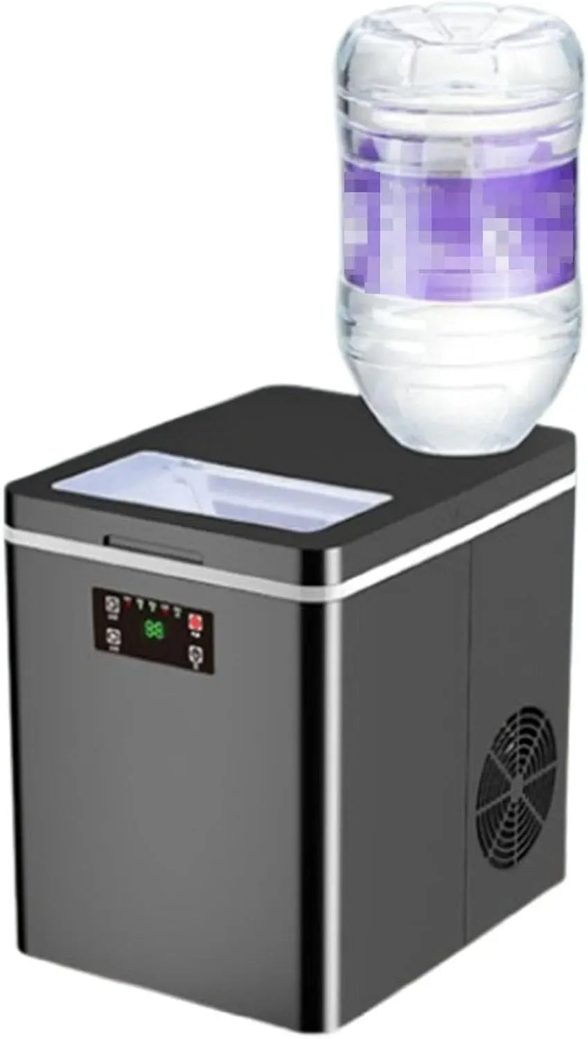 ore/35 Macchina per Il Ghiaccio, Macchina per cubetti, 35 kg, nero, per Il Ghiaccio Macchina per cubetti di Ghiaccio da banc