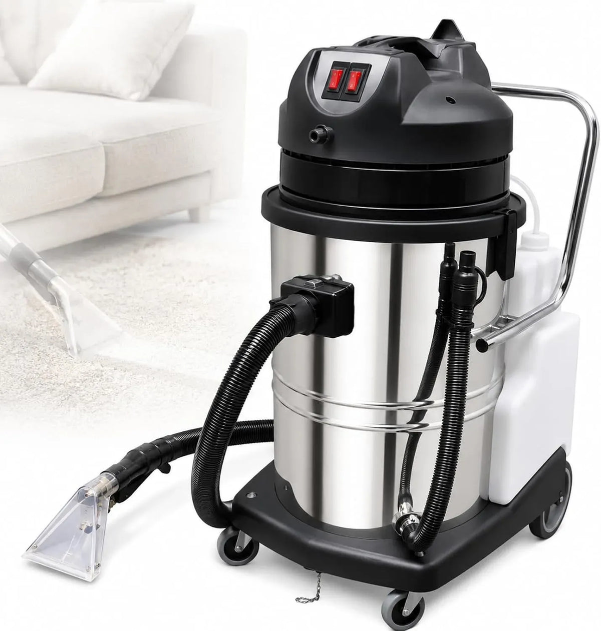 Aspirapolvere, 40 L, industriale, aspiratore elettrico domestico, Aspirapolvere Industriale 3 in 1 per Solidi E Liquidi