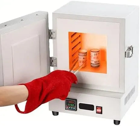 Forno elettrico, 2000 W, riscaldamento surround su 4 lati e porta sigillata, fusione rapida con controllo di precisione da 0 a 1150 °C