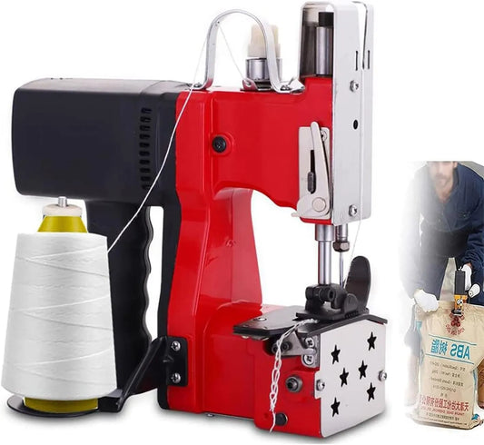 Macchina da cucire, macchina per cucito elettrica, portatile, industriale, per la chiusura di sacchetti