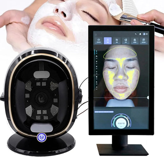 Black-21.5in 38 MP AI Skin Analyzer, nero