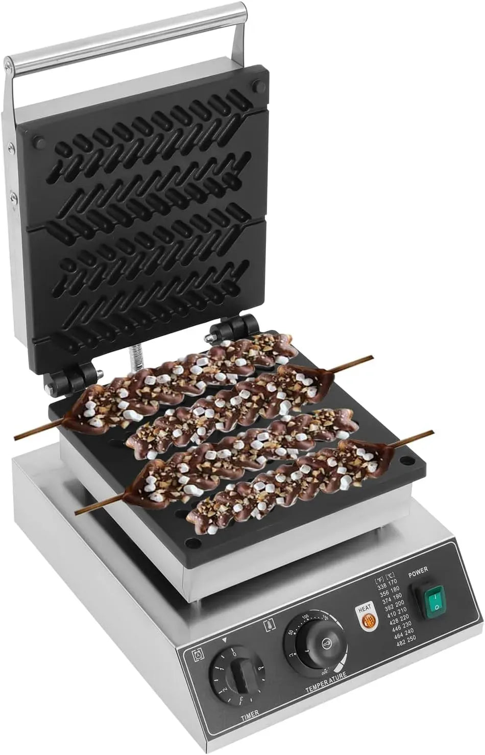 Macchina per waffle, piastra elettrica per waffle, rivestimento antiaderente