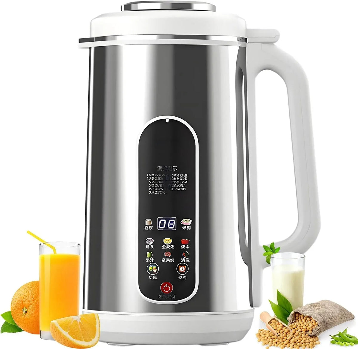 Macchina per latte, 1,2 L, timer, mantieni caldo, per latte vegetale