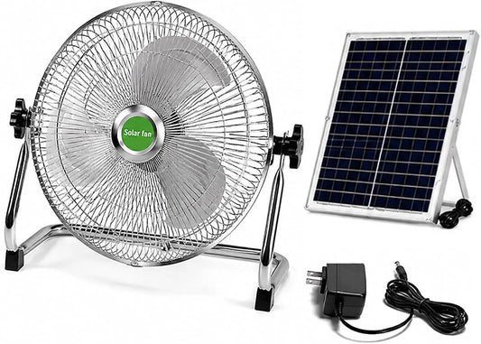 Ventilatore, esterno, ventola per circolazione dell'aria, Ventilatore Solare da Pavimento