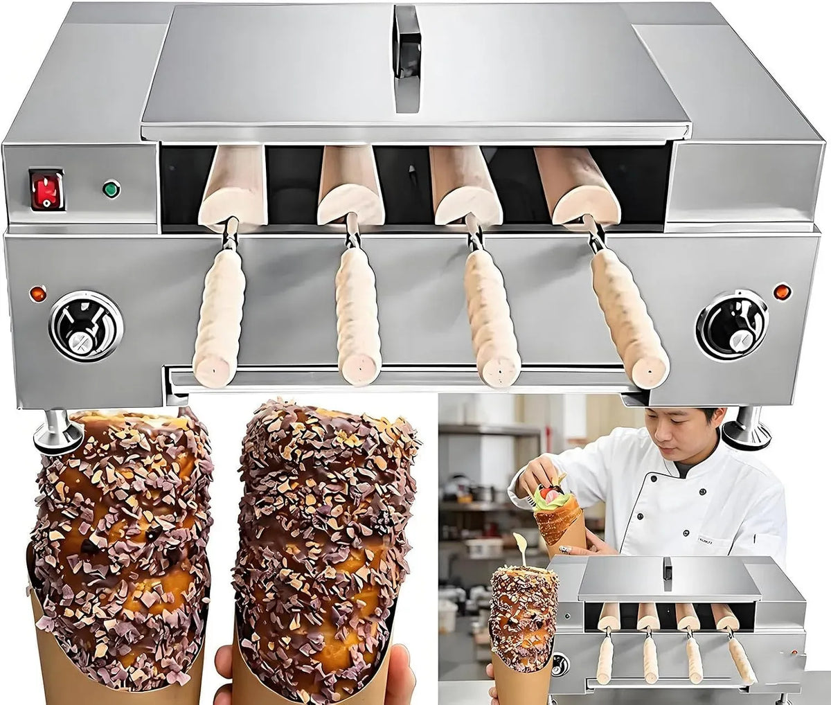 Forno elettrico, grill, professionale, cucine domestiche e Snack Bar, Grill per Coni Gelato