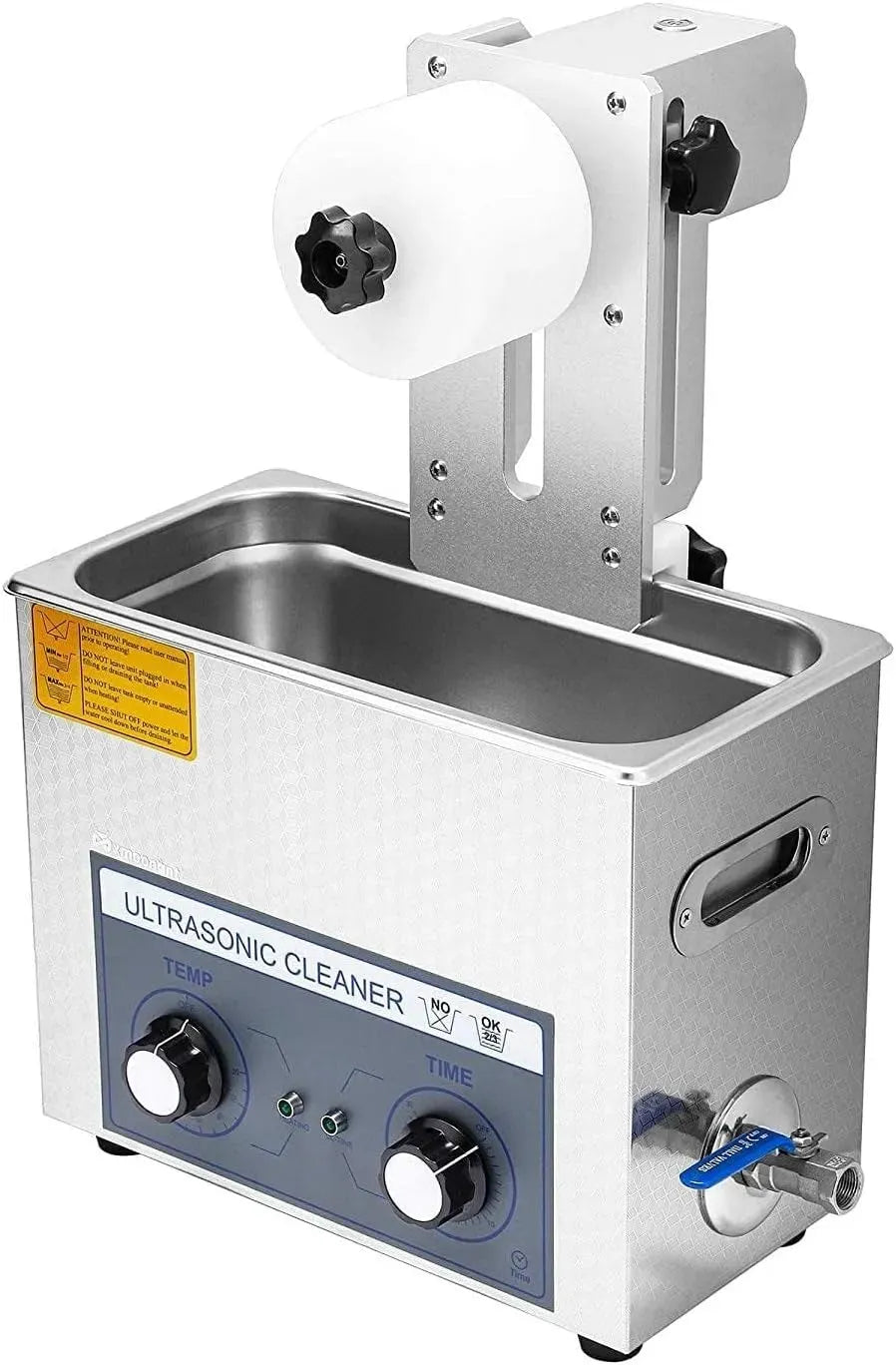Macchina per la, Pulitore, vasca per pulizia a ultrasuoni, 12 pollici, 6 L, per Dischi in Vinile da 6 Litri