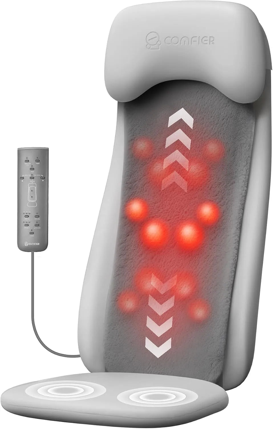 2D/3D Massaggiatore, Cuscino, effetto 3D, funzione riscaldante, per Tessuti Profondi Shiatsu 2D/3D, COMFIER