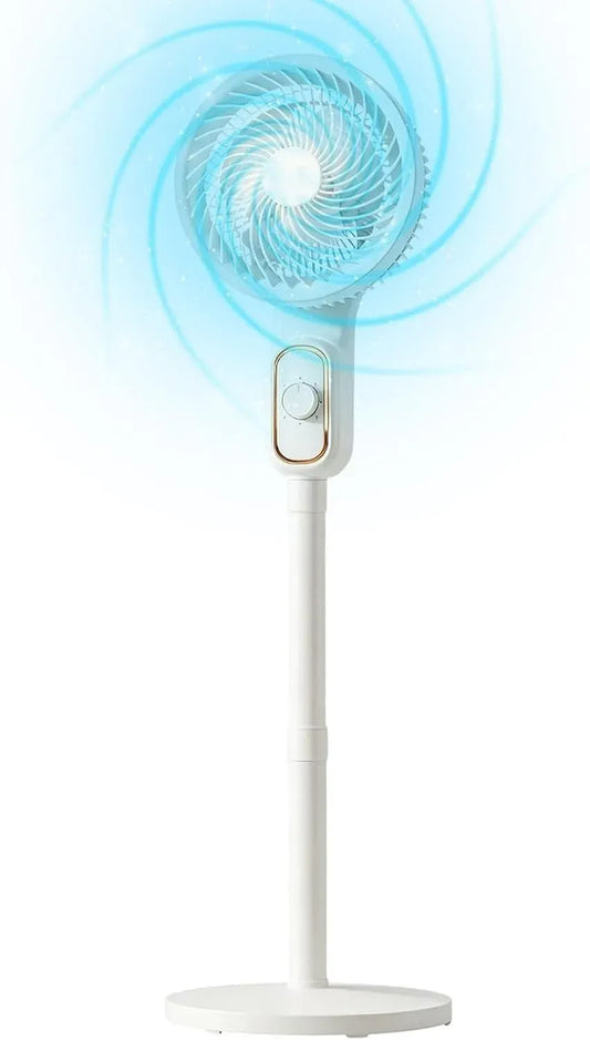 Ventilatore, ventola per circolazione dell'aria, Ventilatore A Piantana Velocità Multiple Altezza Regolabile Bassa