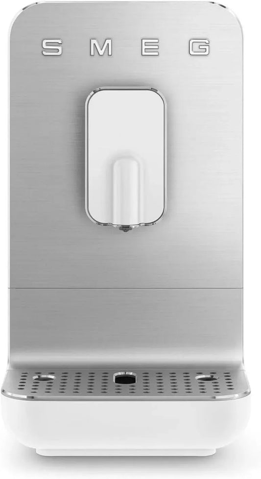 Smeg BCC11WHMEU Macchina da caffè, 1,4 L, 1350 W, ampio serbatoio, rimovibile, bianco, Serbatoio Acqua da 1,4 L