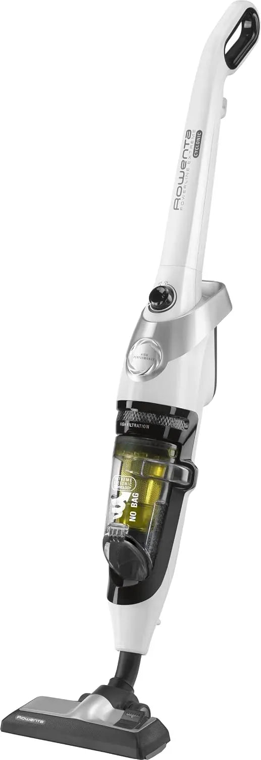 Rowenta RH8147 Scopa Elettrica, Powerline Extreme Cyclonic, Bianco