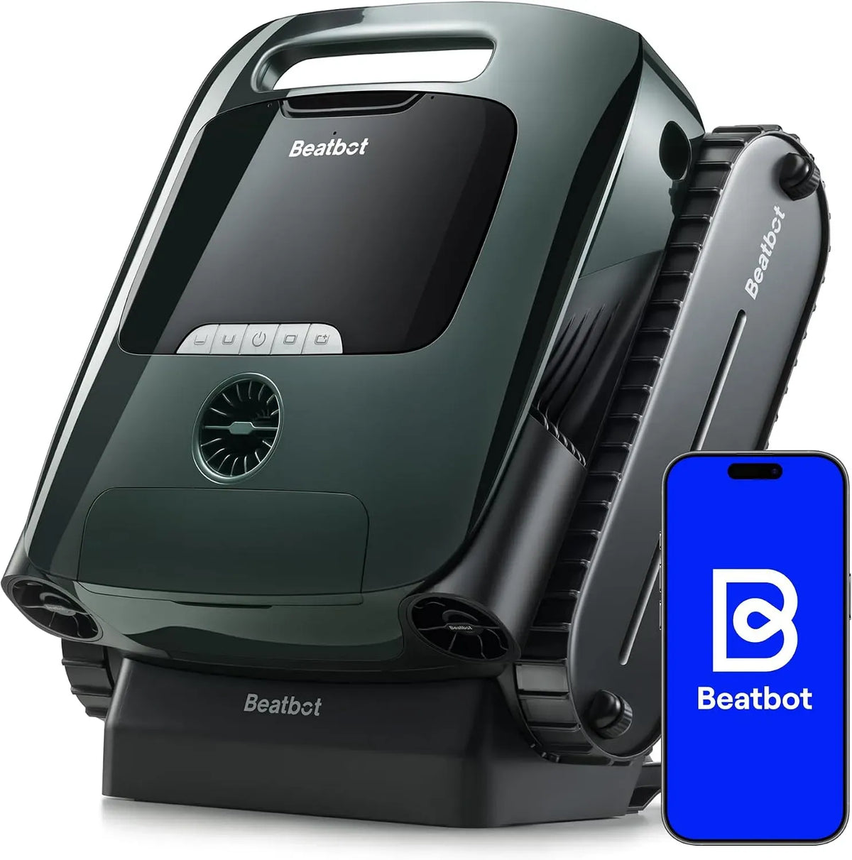Pulisce pavimento, pareti, Beatbot AquaSense 2 Pro Robotic piscina senza fili, Autonomia fino a 11 ore, Adatto a piscine fino a 360 m², superficie e