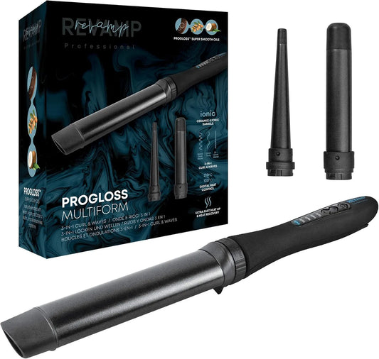Onde e Ricci, Progloss Multiform Arricciacapelli 3 in 1, Nero