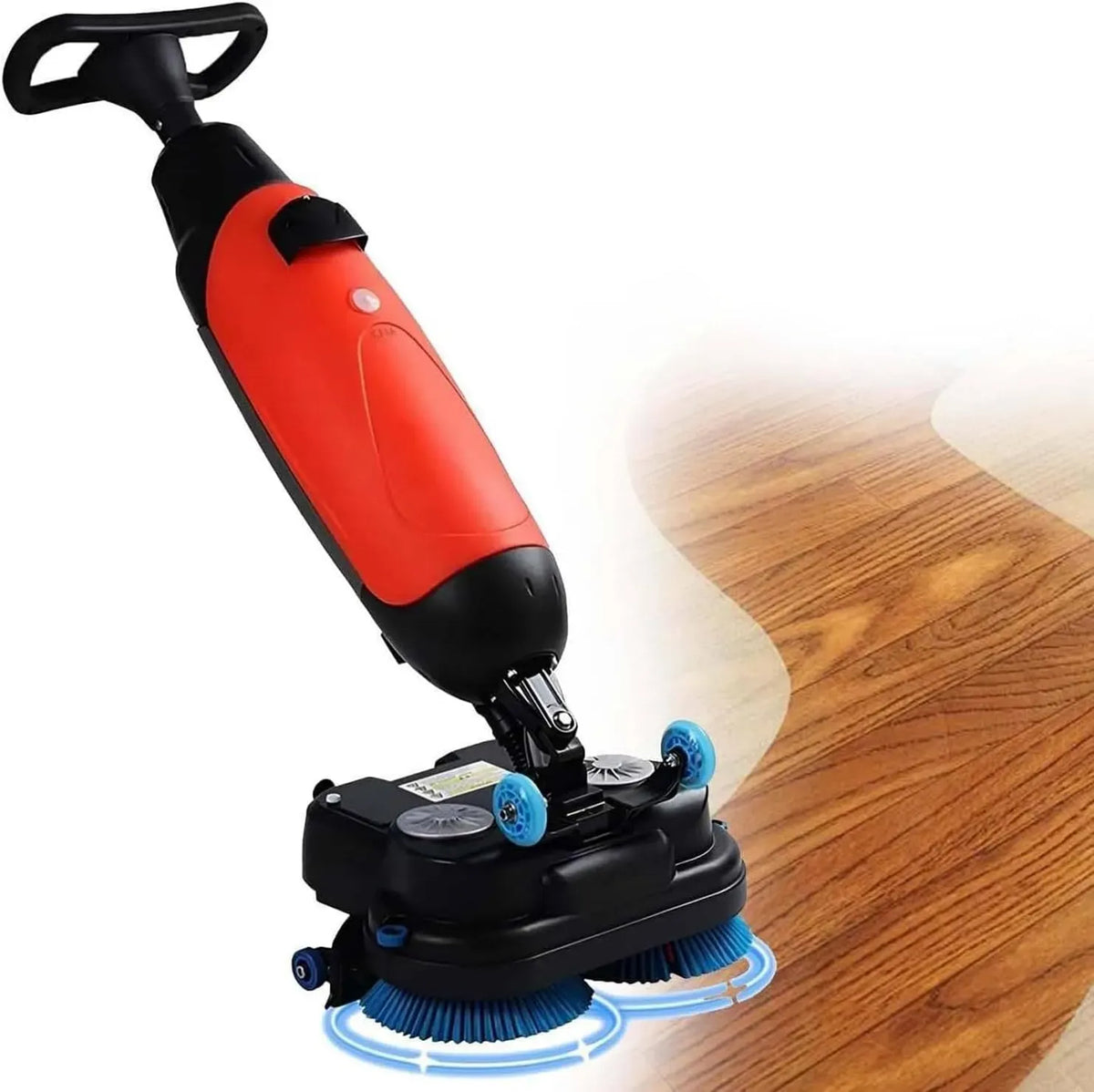 Lavasciuga 4.5L+7.5L, 42cm, 4.5 L, 36 V, lavatrice/asciugatrice, professionale, rosso, 360° Doppie Spazzole Rotanti 240 Giri/Min, 7.5 L