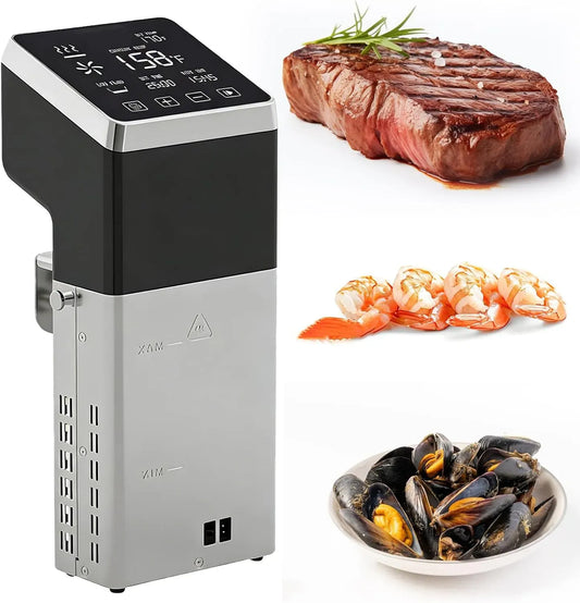 IPX7 Cooker, 1600 W, touch, professionale, funzione riscaldante, per Cottura Sottovuoto