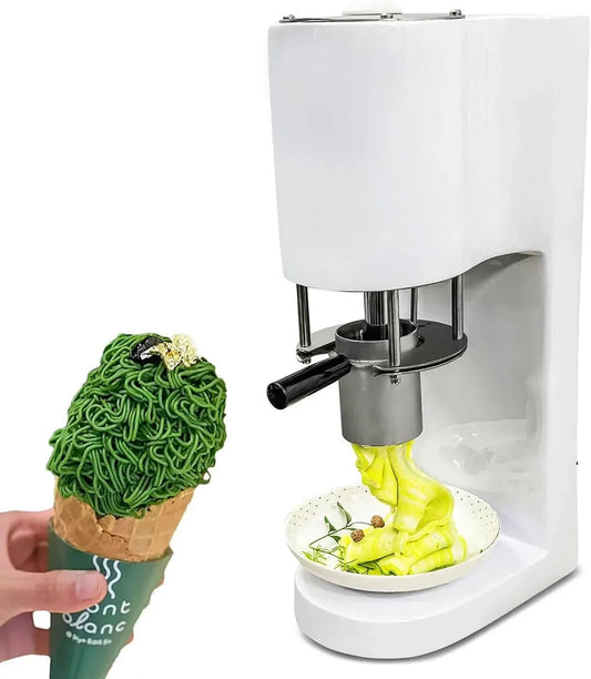 Gelatiera per uso professionale a Forma di Spaghetti White