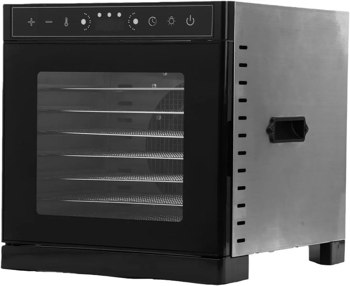 Asciugatrice, 30 a 90 °C, timer, acciaio inox