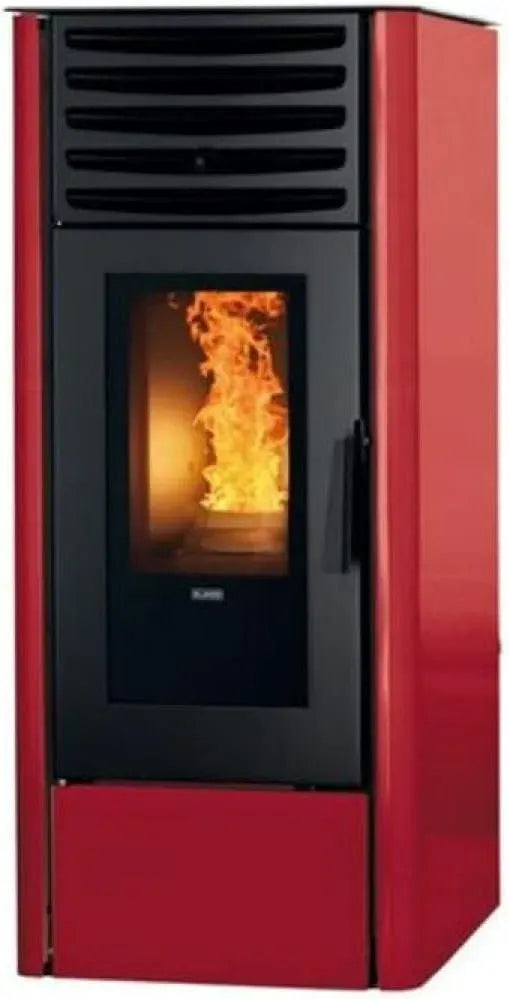 ECO 8 A PELLET VENTILATA KLOVER MODELLO DEA ROSSO 6,80 KW