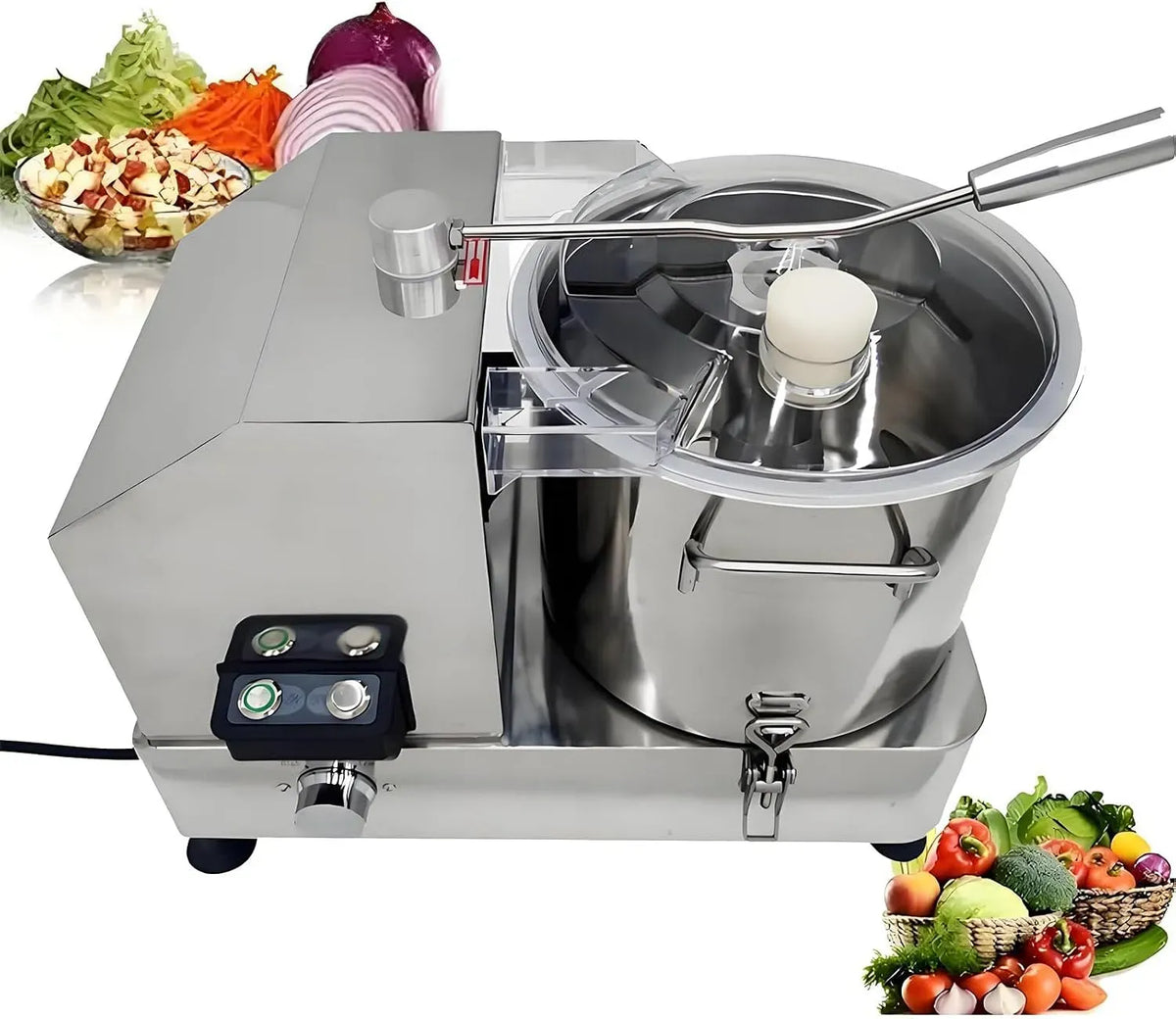 Robot da cucina, 6 L, professionale, acciaio inox